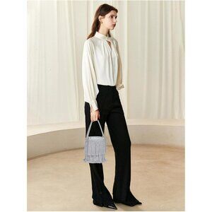 ⚡ Women's Rhinestone Sparkling Elegant Evening Crystal Silver Clutch Bag